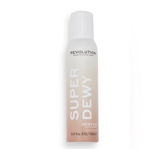 Revolution Super Dewy Fixing Spray in White and Cream